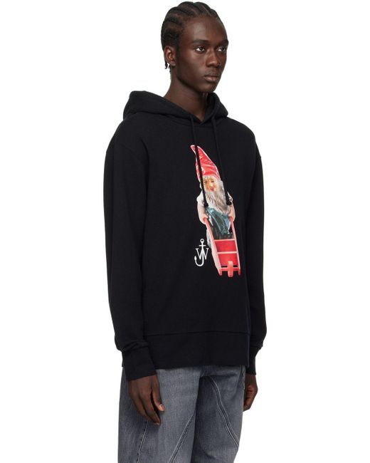 JW Anderson Black Gnome Hoodie for Men | Lyst