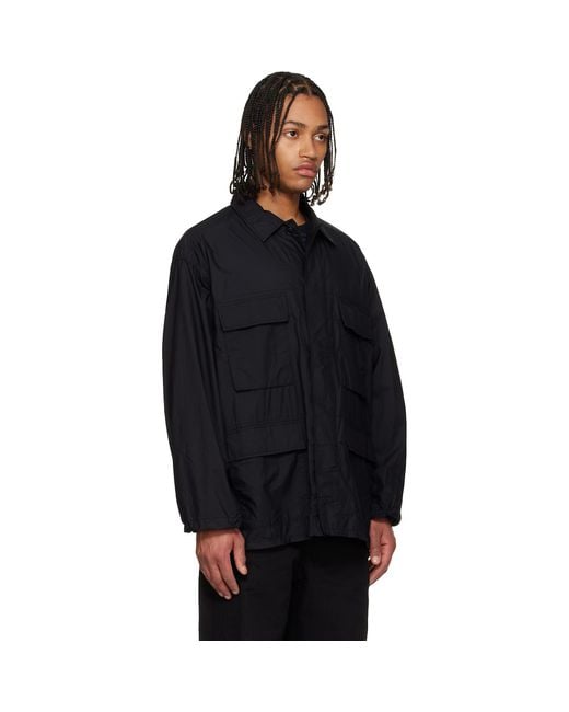 Nanamica Black Light Weight Field Jacket for men