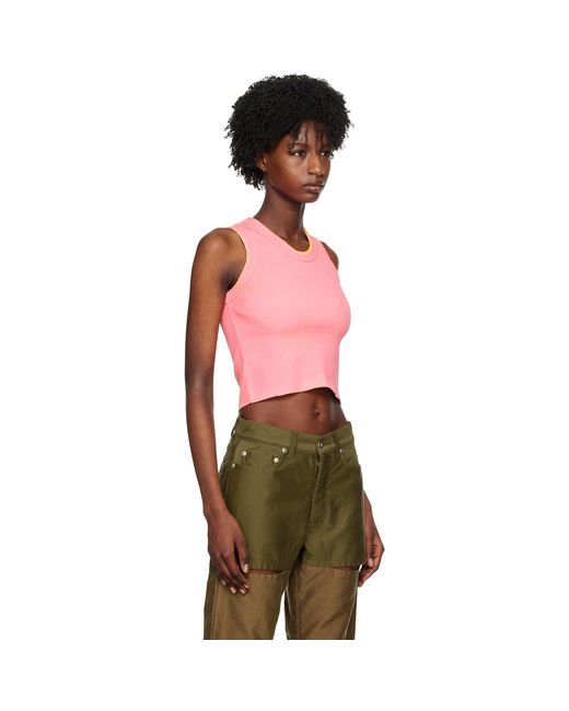 NOTSONORMAL Red Micro Tank Top