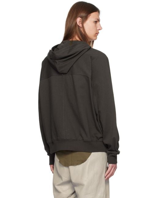 Rick Owens Windbreaker Hoodie in Black for Men Lyst UK