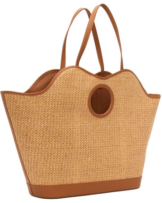 Holzweiler Brown Tan Strawberry Tote