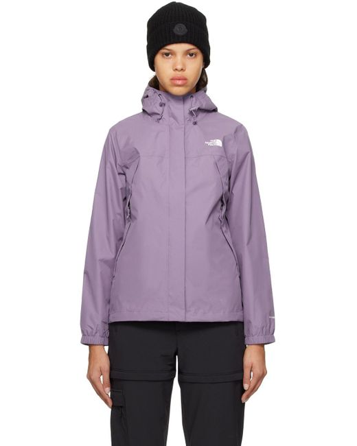 The North Face Purple Antora Jacket | Lyst