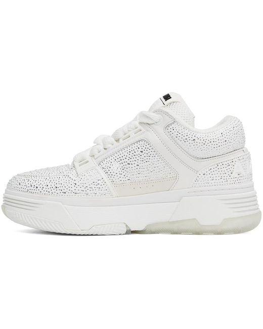 機能的でエレガント【AMIRI】グレー Crystal MA-1 スニーカー AMIRI Crystal MA-1 Sneakers | Grey | FARFETCH IN