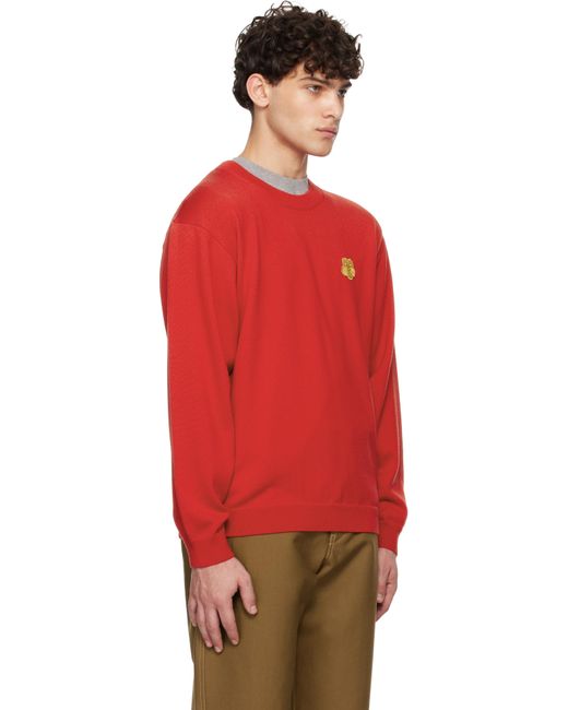 KENZO Red Paris Boke Flower Sweater for men
