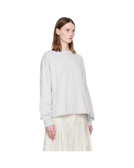 YMC White Studio Sweatshirt