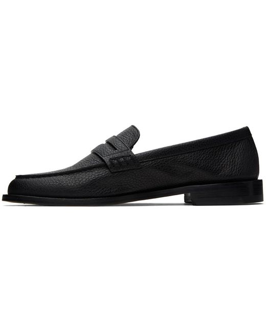 Manolo Blahnik Black Perry Loafers for men