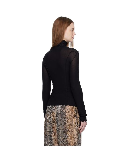 Baserange Black Omato Turtleneck