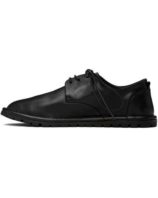 MARSELL Gomme Black Sancrispa Leather Derbys for men