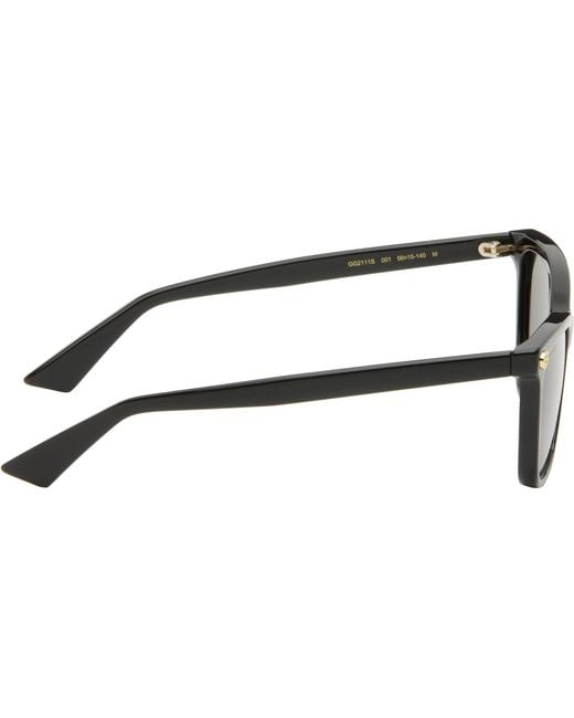 Gucci Black Light Acetate Sunglasses