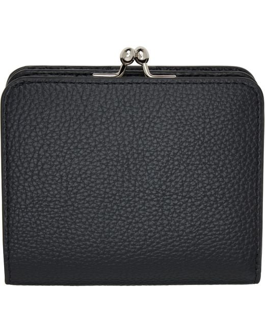 Vivienne Westwood Black Front Pocket Wallet for men