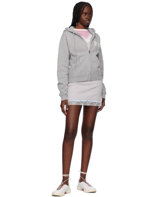 Ambush Black 'Amb' Graphic Zip-Up Hoodie