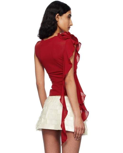 Fanci Club レッド 'The Bloody Groom' トップス Red