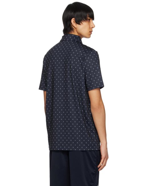 Lacoste Blue Golf Printed Polo for men