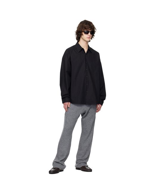 Entire studios Black Miller Shirt for men