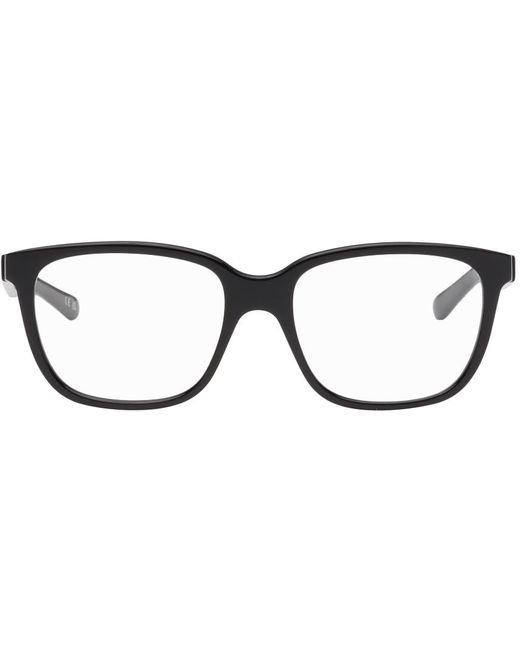 Balenciaga Black Square Glasses for men
