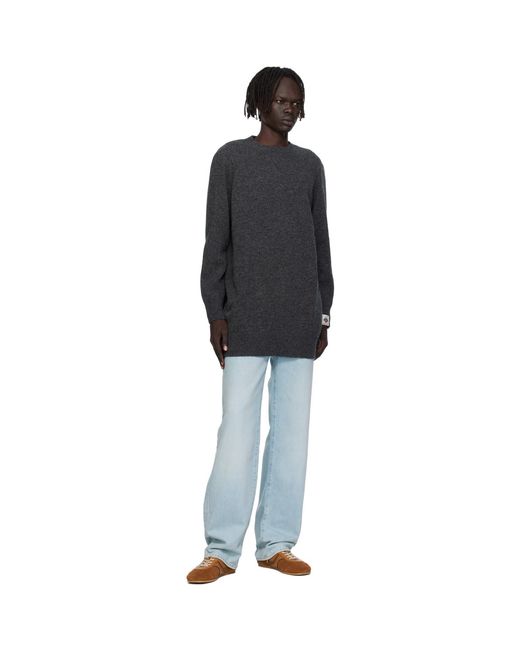 Bally Black Long Wool Sweater for men