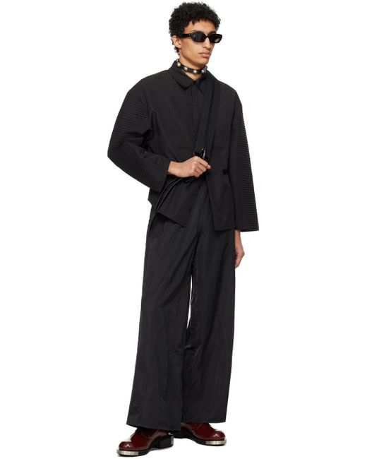Pantalon de survêtement surdimensionné noir Han Kjobenhavn pour homme en coloris Black