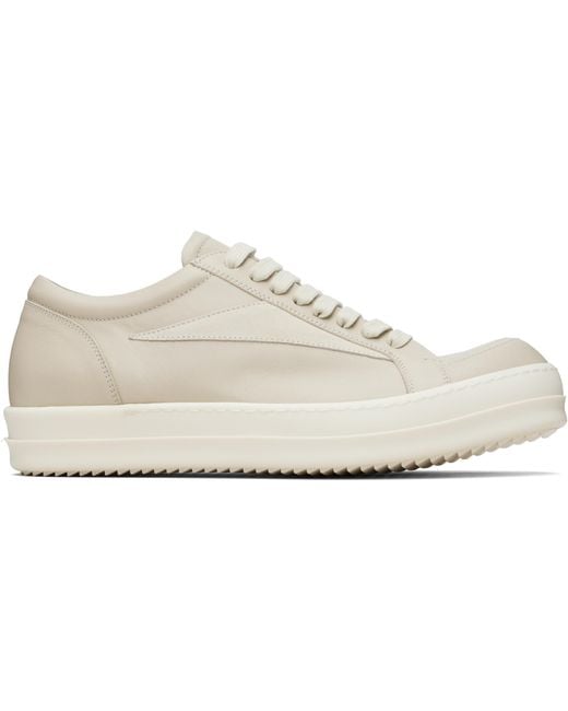 Rick Owens Black Temple Vintage Sneakers for men