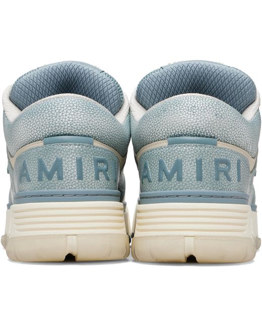 Amiri Black Pebbled Ma-1 Sneakers for men