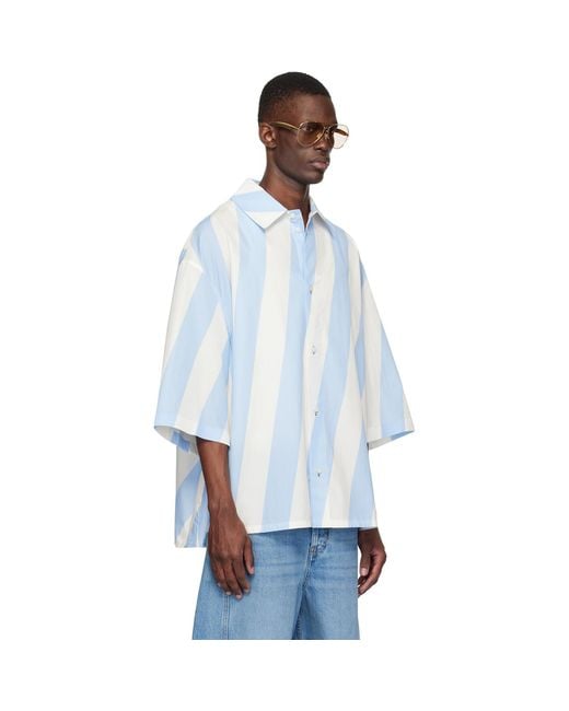 Jacquemus White Off- 'The Triangle' Shirt for men