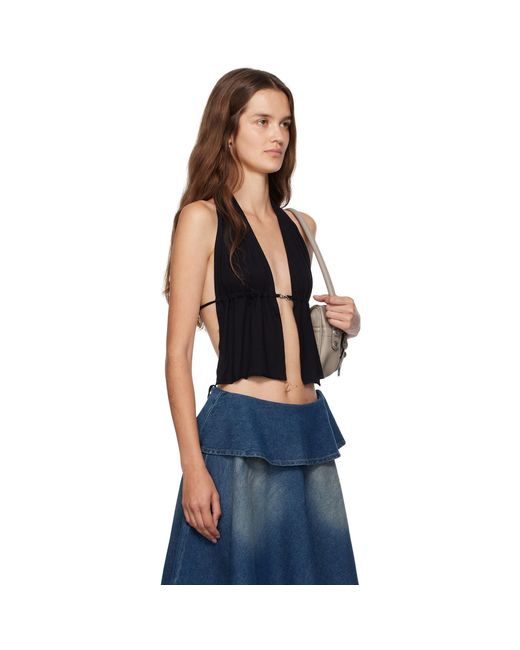 GIMAGUAS Blue Mia Buckle Top