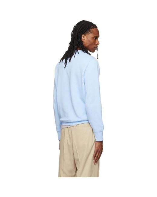 Polo Ralph Lauren Blue Polo Bear Fleece Sweatshirt for men