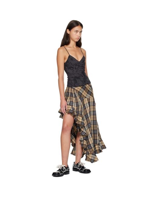 Collina Strada Black Sunray Camisole