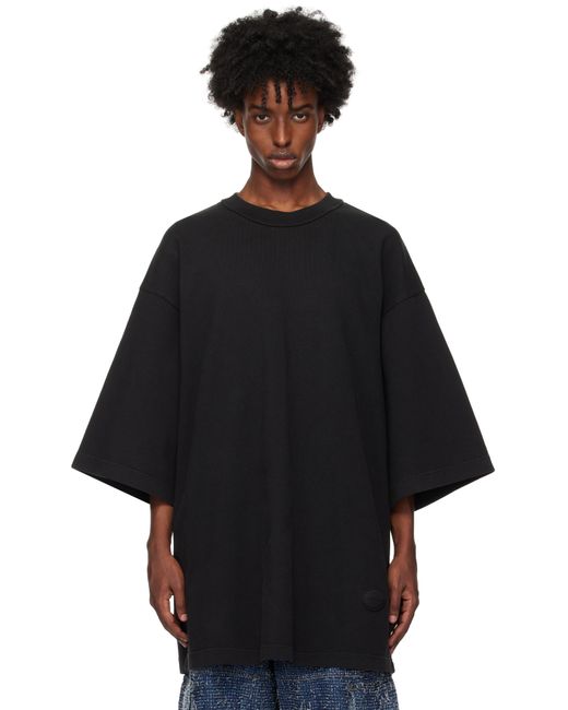 Alexander Wang Black Oversized Drop-Sleeve T-Shirt for men