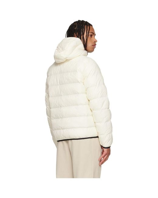 Moncler Natural Off- Erdon Short Down Jacket for men