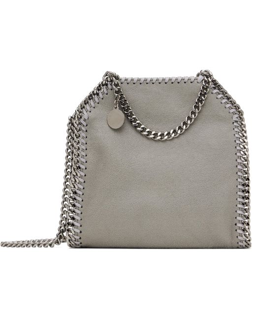 Stella McCartney グレー タイニー Falabella トートバッグ Black