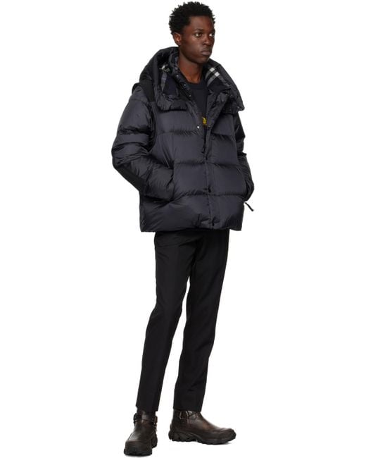 Burberry Black Puffer Down Jacket for men