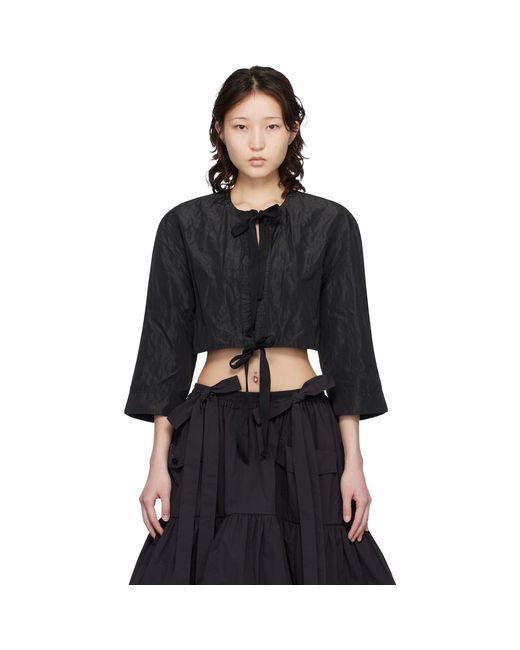 Renaissance Renaissance Black Jane Bolero Top