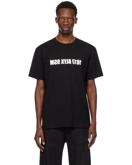 メンズ 1017 ALYX 9SM ブラック Mirror Tシャツ Black
