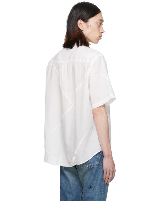 Undercover White Pinched Seam Shirt for men