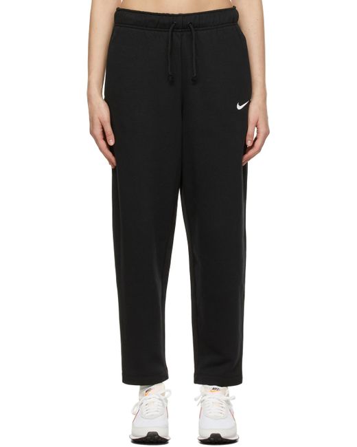 Nike Black Fleece Curve Lounge Pants | Lyst Canada