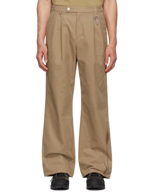 Reese Cooper Cotton Tan Oat Grass Trousers in Khaki (Green) for Men | Lyst