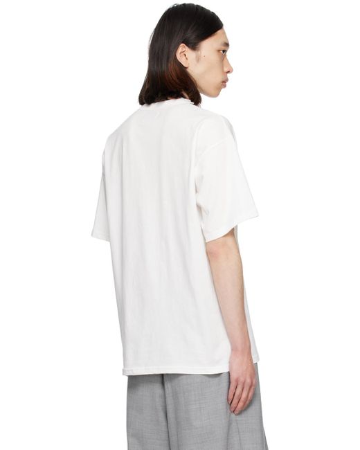 T-shirt i suffer blanc Magliano pour homme en coloris White