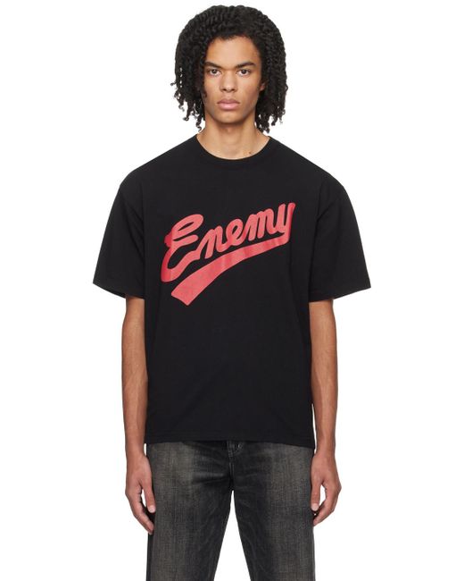 Neighborhood Black Public Enemy Edition T-shirt for men