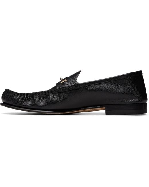 Tom Ford Black Shiny Leather Ripley Loafers