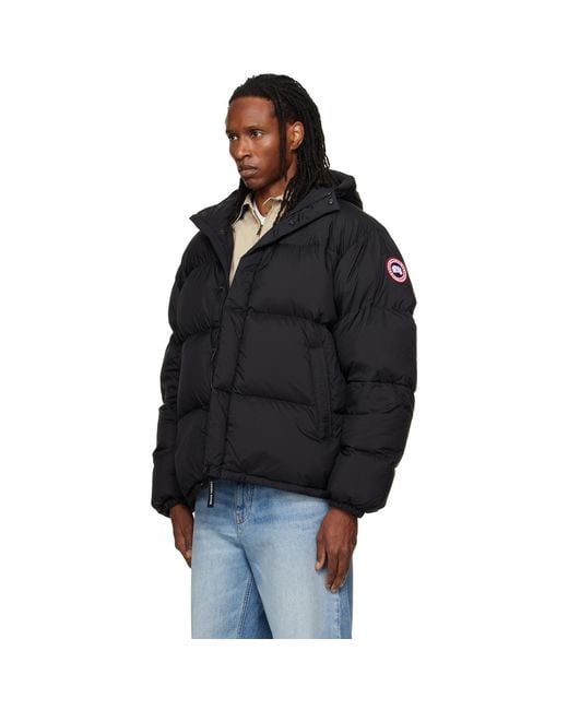 Canada Goose Black Sterling Puffer Down Coat for men