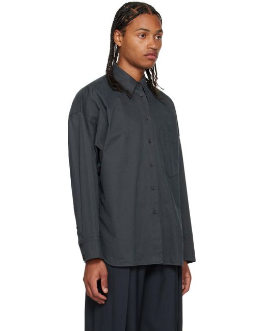 Low Classic Black Sleeve Point Shirt for men
