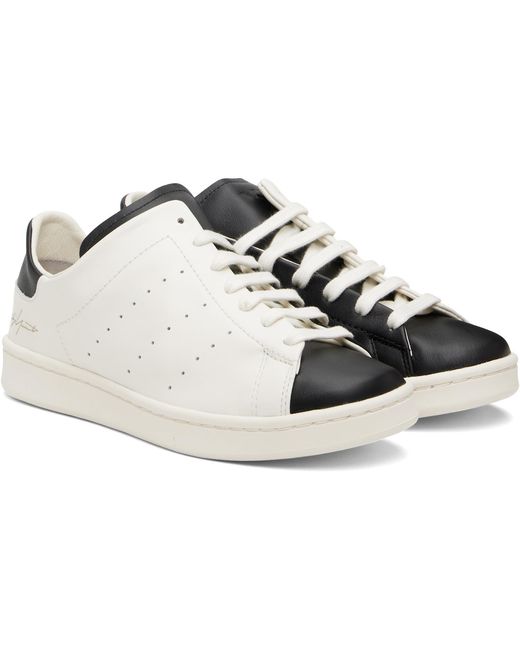 Y-3 White Diagonal Stan Smith Sneakers for men