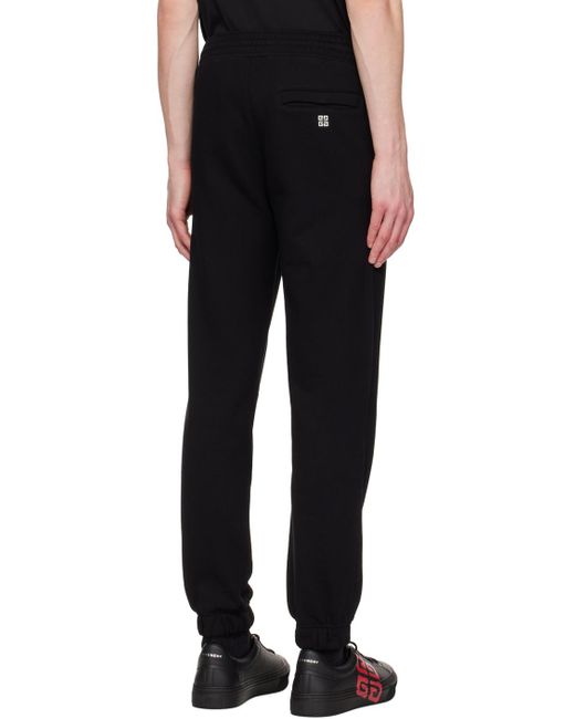 Givenchy Black Printed Lounge Pants for men