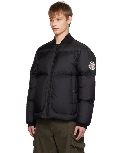 Black moncler bomber deals