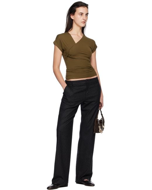 Paloma Wool Victoria T-shirt in Black | Lyst