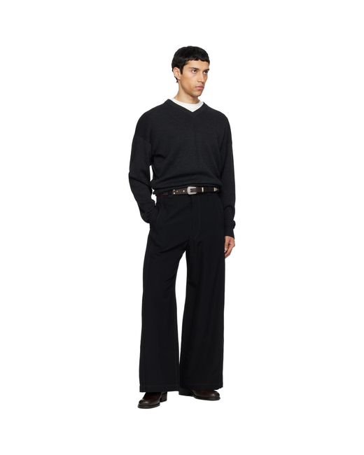 Lemaire Black Western Studs 30 Belt for men