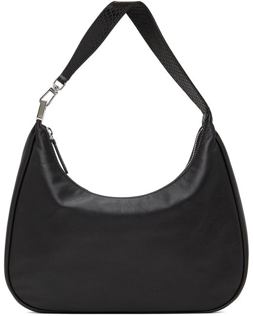 Staud Black Sylvie Leather Shoulder Handbag