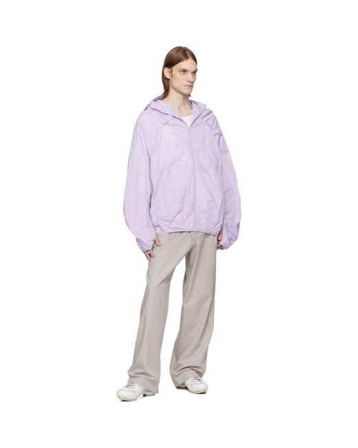 A.A.Spectrum光谱 Purple Hazma Shell Jacket for men