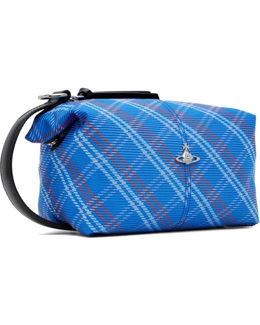 Vivienne Westwood Blue Wash Pouch for men