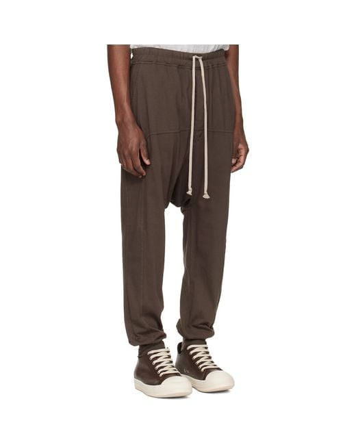 Rick Owens Multicolor Temple Drawstring Sweatpants for men